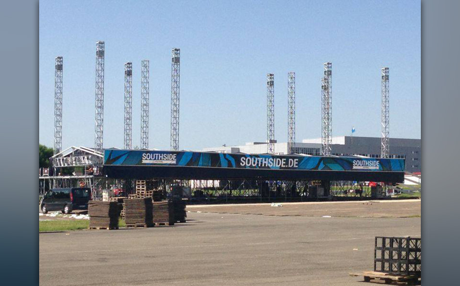 Southside 2013: die Bilder vom Aufbau