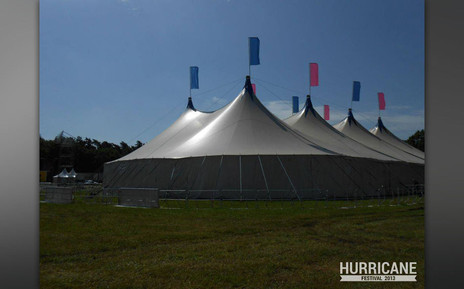 Aufbau beim Hurricane