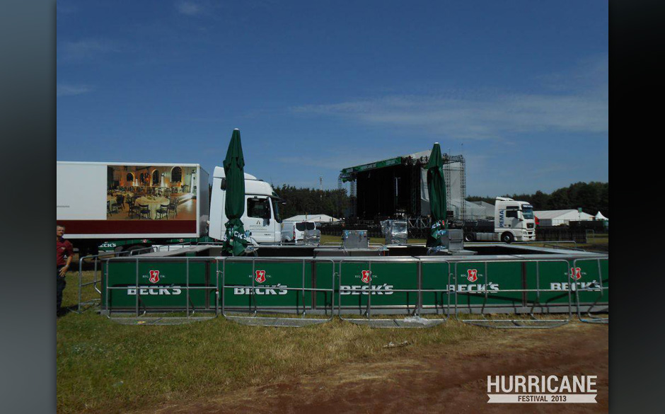 Aufbau beim Hurricane