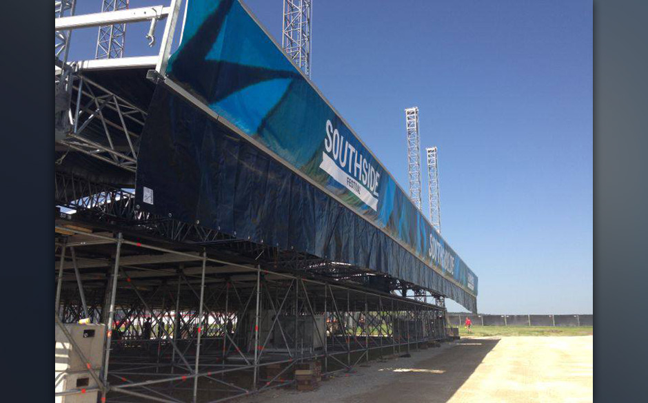 Southside 2013: die Bilder vom Aufbau