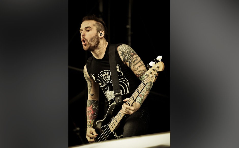 As I Lay Dying beim Nova Rock 2012