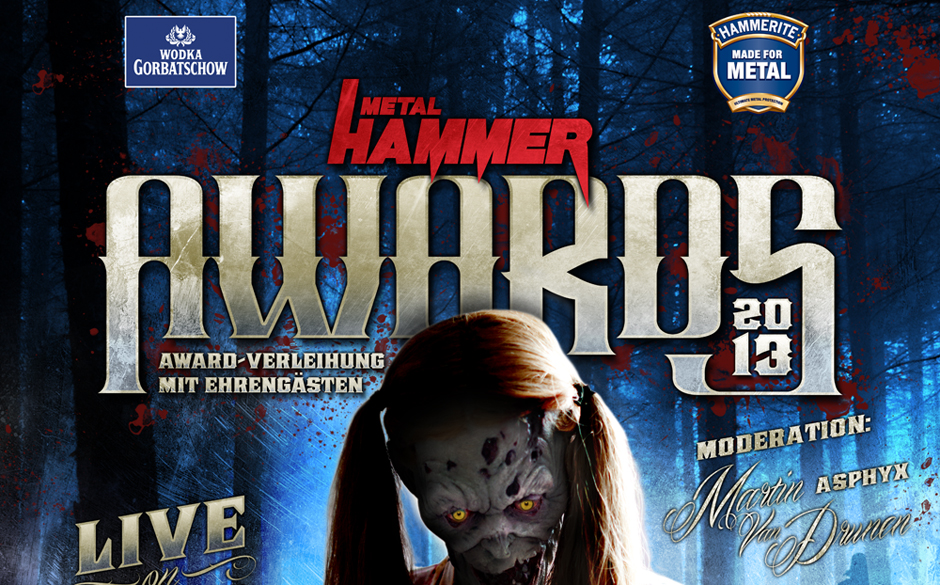 METAL HAMMER AWARDS 2013
Die Preisverleihung findet am 13.09.2013 im Kesselhaus der Kulturbrauerei Berlin statt. Mit dabei...