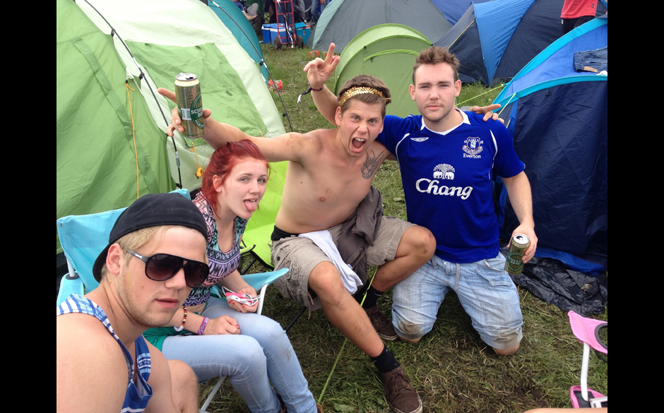 RS: Was wollt ihr auf dem Hurricane verbessern? ALLE: Die Musik muss endlich lauter!