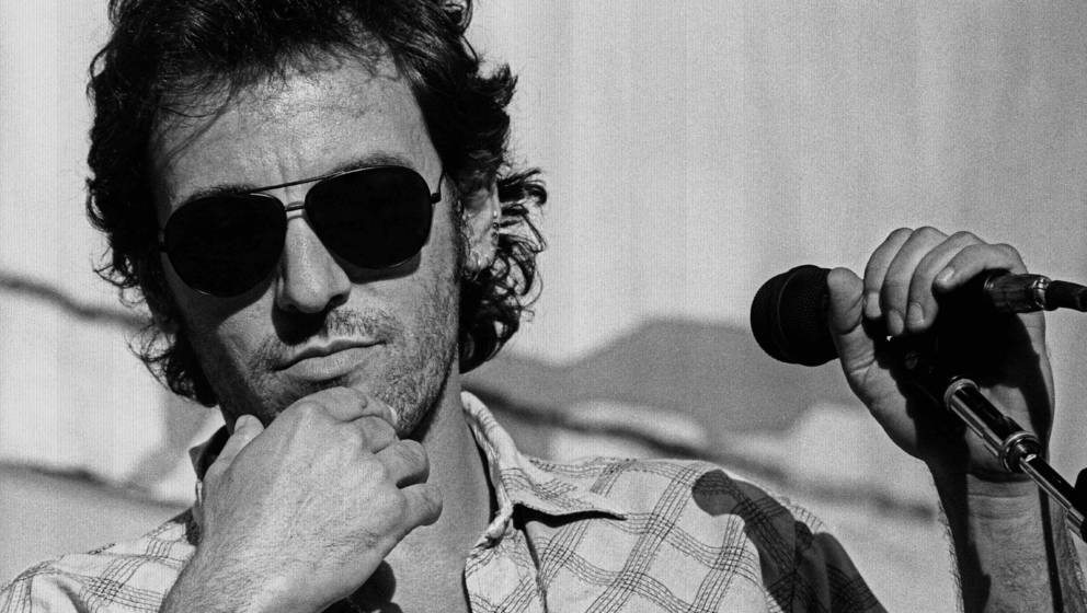 OAKLAND, CA-SEPTEMBER 23: Bruce Springsteen performing at the Amnesty International Concert at the Oakland Coliseum on Septem