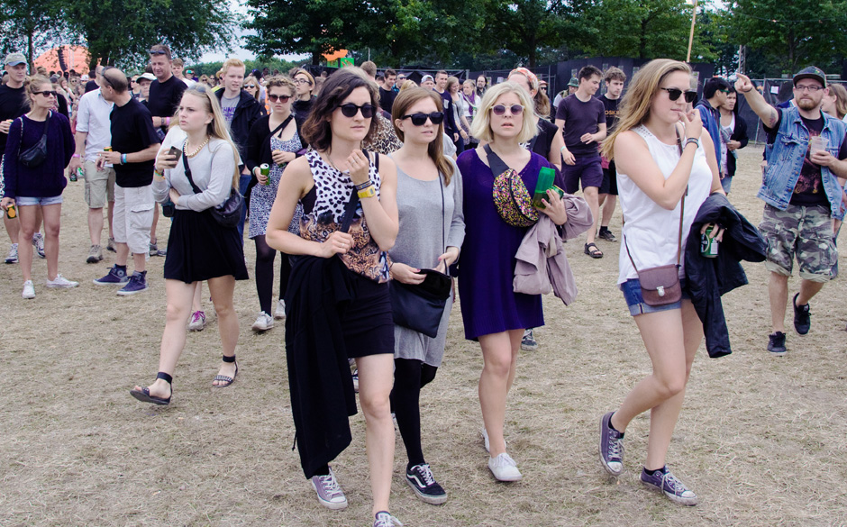 Fans beim Roskilde Festival 2013