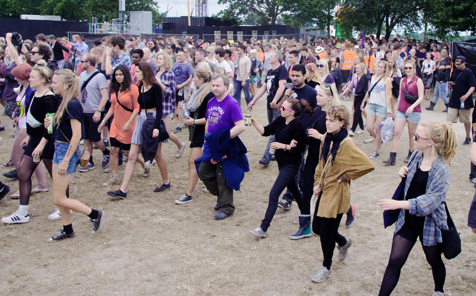 Fans beim Roskilde Festival 2013