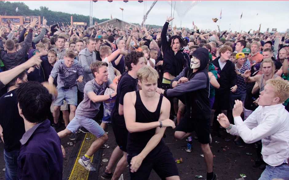 Fans beim Roskilde Festival 2013