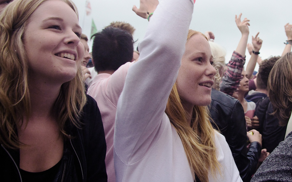 Fans beim Roskilde Festival 2013