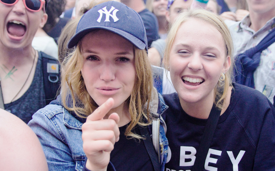 Fans beim Roskilde Festival 2013
