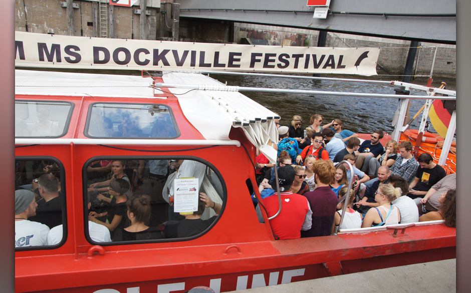 Mit dem Schiff zum Dockville 2013
