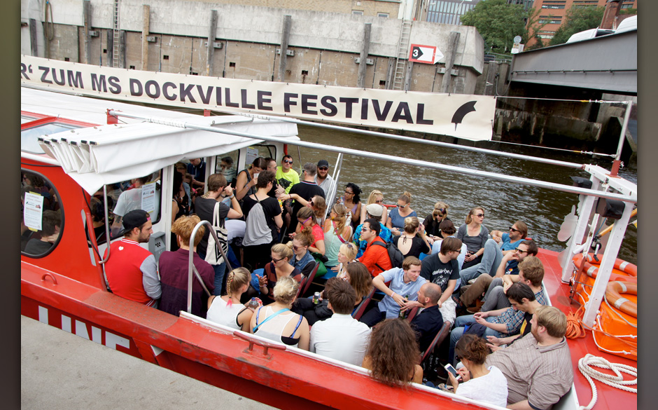 Mit dem Schiff zum Dockville 2013
