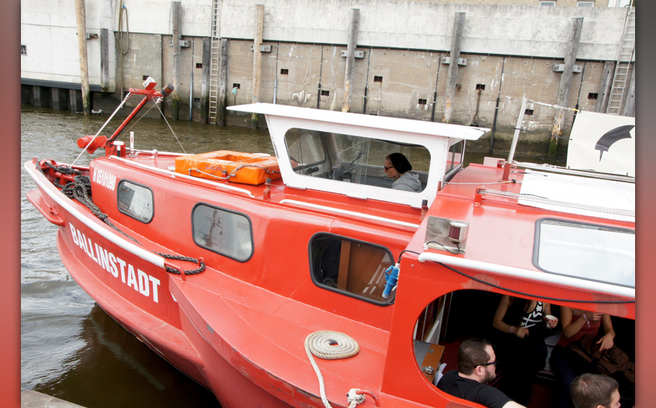 Mit dem Schiff zum Dockville 2013