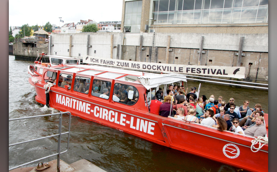 Mit dem Schiff zum Dockville 2013