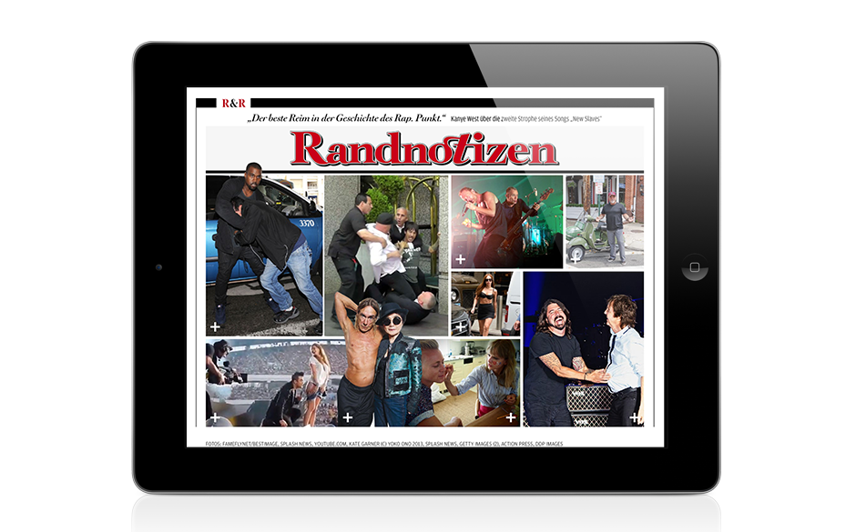 Randnotizen mit Kanye West und Paul McCartney