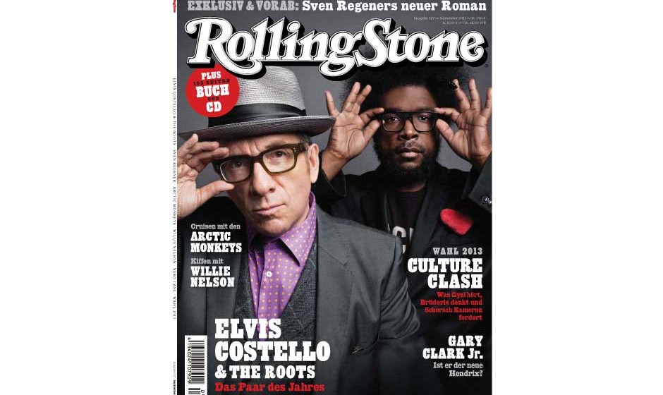 ROLLING STONE im September 2013 – Titelstory: ELVIS COSTELLO & THE ROOTS