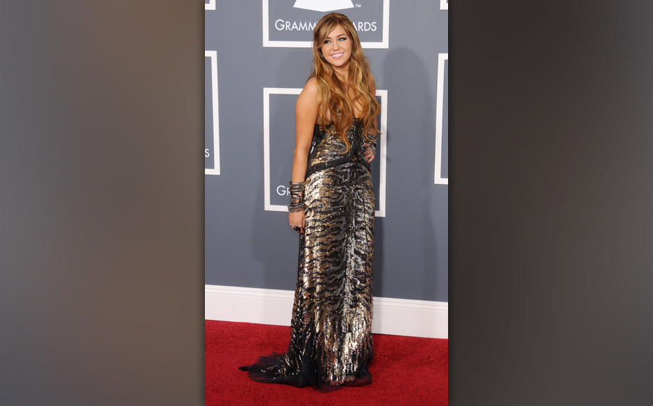 Miley Cyrus bei den Grammys 2011.
