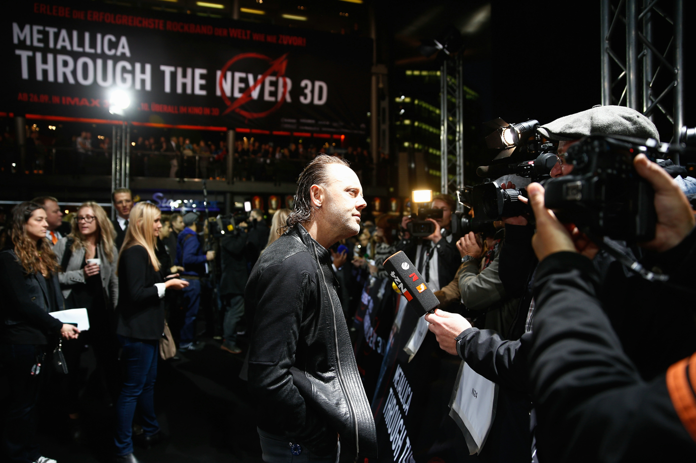 Bei der Premiere von Metallicas ‘Through The Never’ in Berlin, 12.09.2013