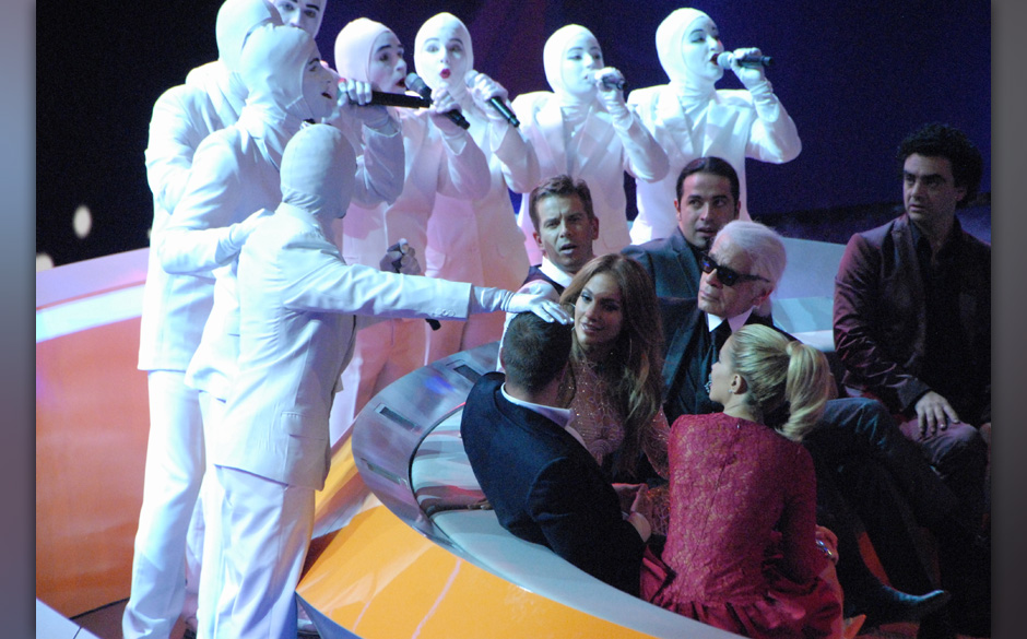 Gesangsgruppe "Voca-People" mit Sylvie van der Vaart und Ehemann