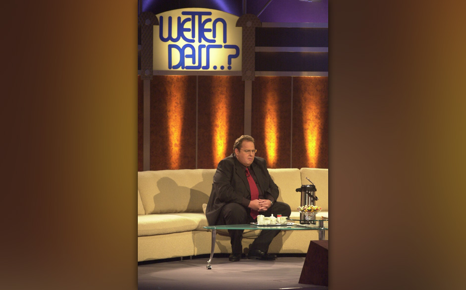 Ottfried Fischer, ZDF 'Wetten Dass..?', 26.01.2002, Braunschweig