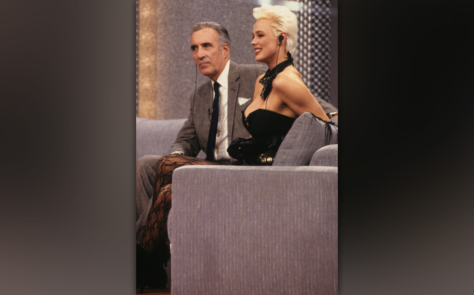 Christopher Lee, Brigitte Nielsen, ZDF-Show 'Wetten, dass?', Kie