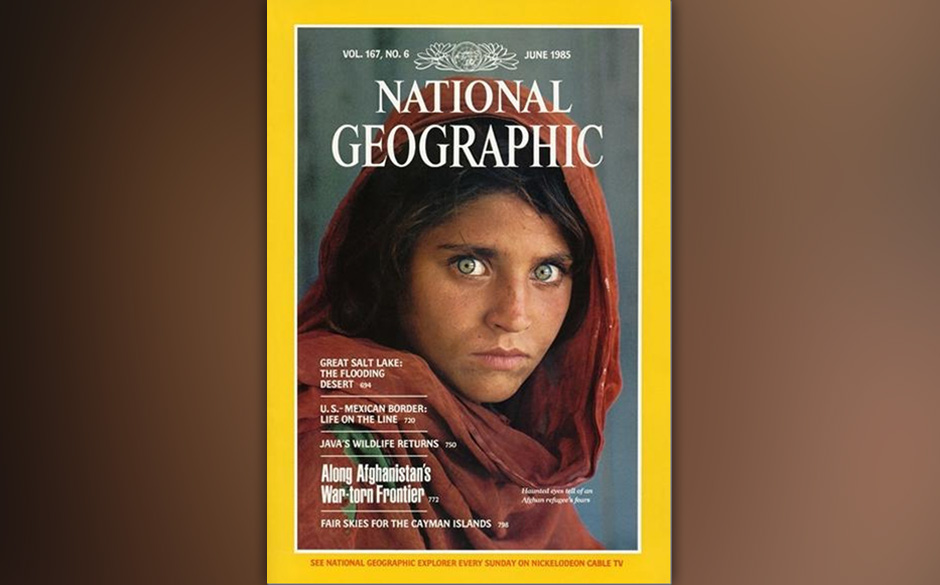 Platz 10: National Geographic, Juni 1985. Fotograf: Steve McCurry.