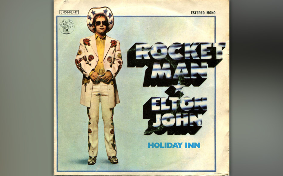 'Rocket Man' ('Honky Château') 1972.
Die erste richtig erfolgreiche Single, die ich rausbrachte. „Your Song“ war ein ...