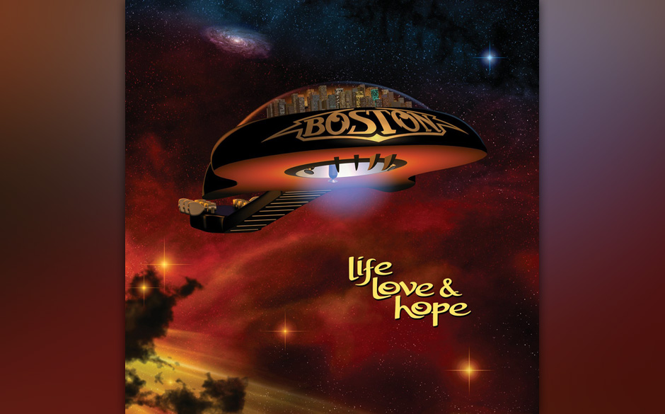 Boston - "Life, Love & Hope". Erstes Album der Classic-Rock-Band seit dem Suizid des Sängers Brad Delp im März 2007.