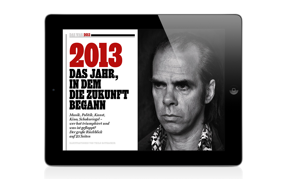 2013 - Das Jahr in dem die Zukunft begann. Der große Rückblick auf 25 Seiten.