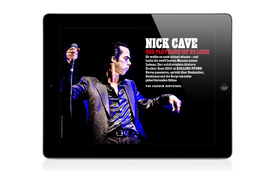NICK CAVE: Der Mann des Jahres.