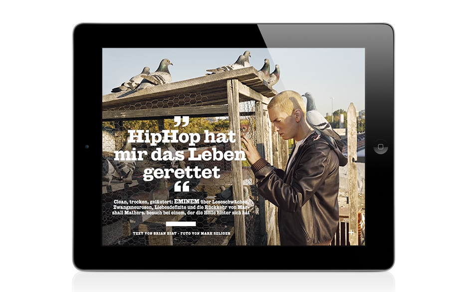 "HipHop hat mir das Leben gerettet" - Eminem: Clean, trocken, geläutert.