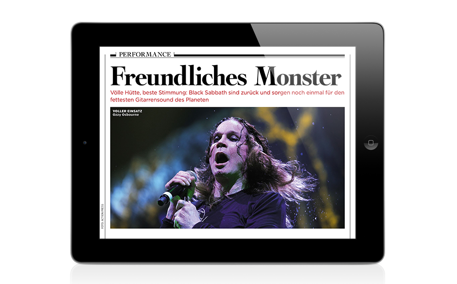 Freundliches Monster: Black Sabbath sind zurück und sorgen noch einmal für den fettesten Gitarrensound des Planeten.