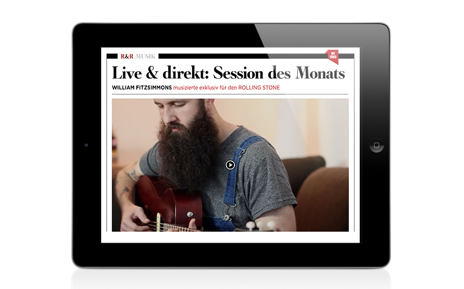 Videosession mit William Fitzsimmons
