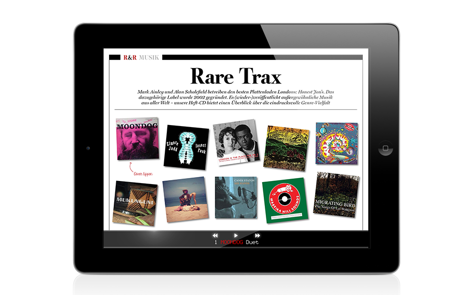 Rare Trax: Rare Trax
Rare Trax
Mark Ainley und Alan Scholefield betreiben den besten Plattenladen Londons.