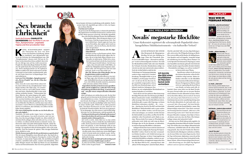 Sucht die Extreme: CHARLOTTE GAINSBOURG über ihre Rolle in Lars von Triers "Nymphomaniac" und ihren provokanten Vater.