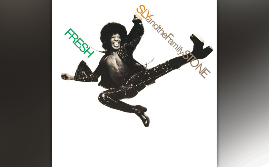 186. Sly And The Family Stone - Fresh, 1973
Im Laufe der Siebziger ließ Stone seinen Lastern immer freieren Lauf. Doch er...
