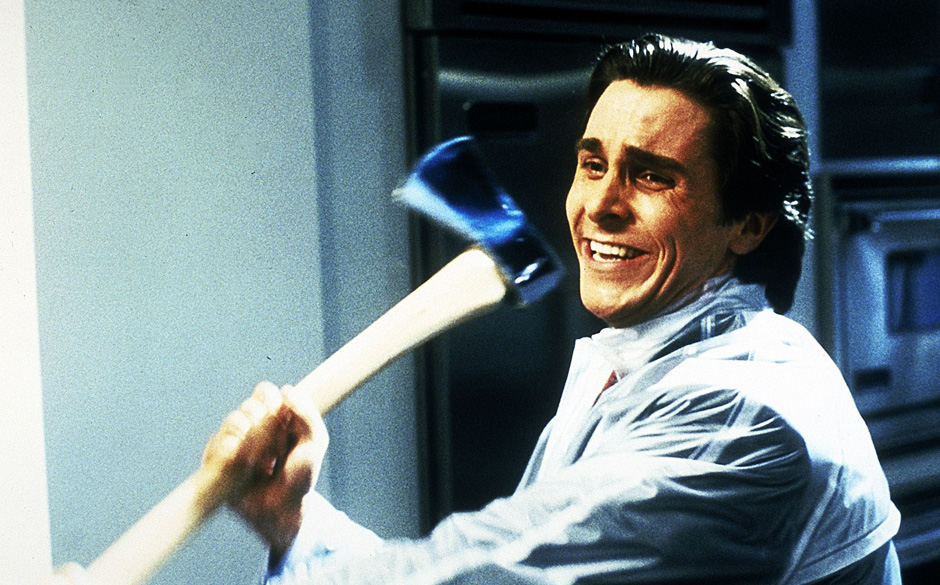 3. American Psycho (2000).  Geradezu maskenhaft angelegt war sein Aussehen als perverser, mordender Broker, Bale sollte wi...
