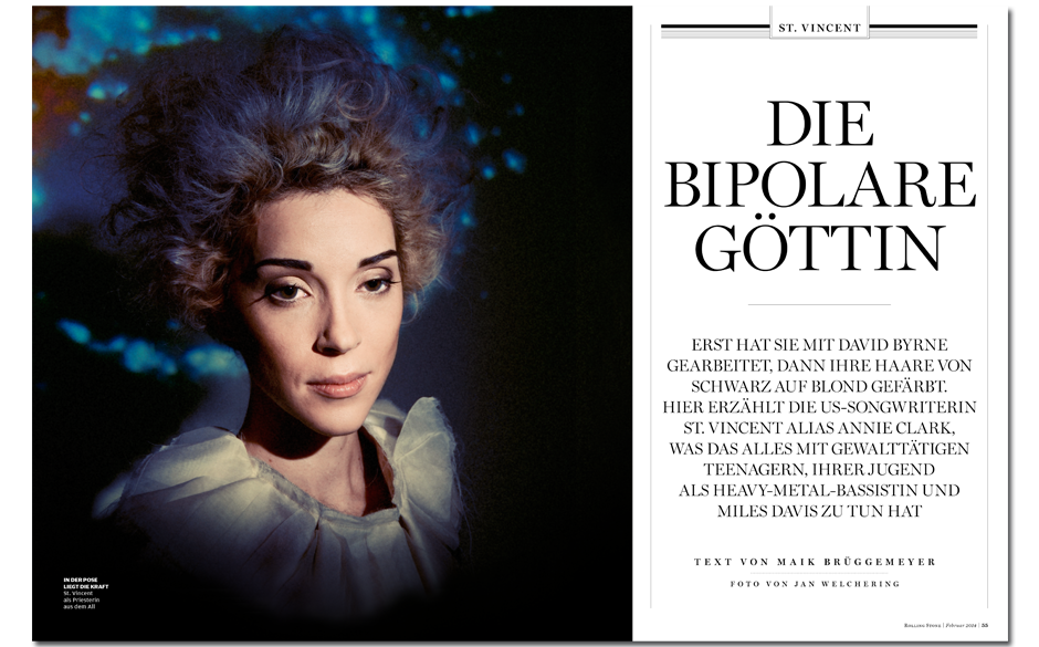 Als Partnerin von David Byrne wurde sie bekannt. Nun hat sich Annie Clark neu erfunden: Sie ist jetzt - sie selbst. Maik B...