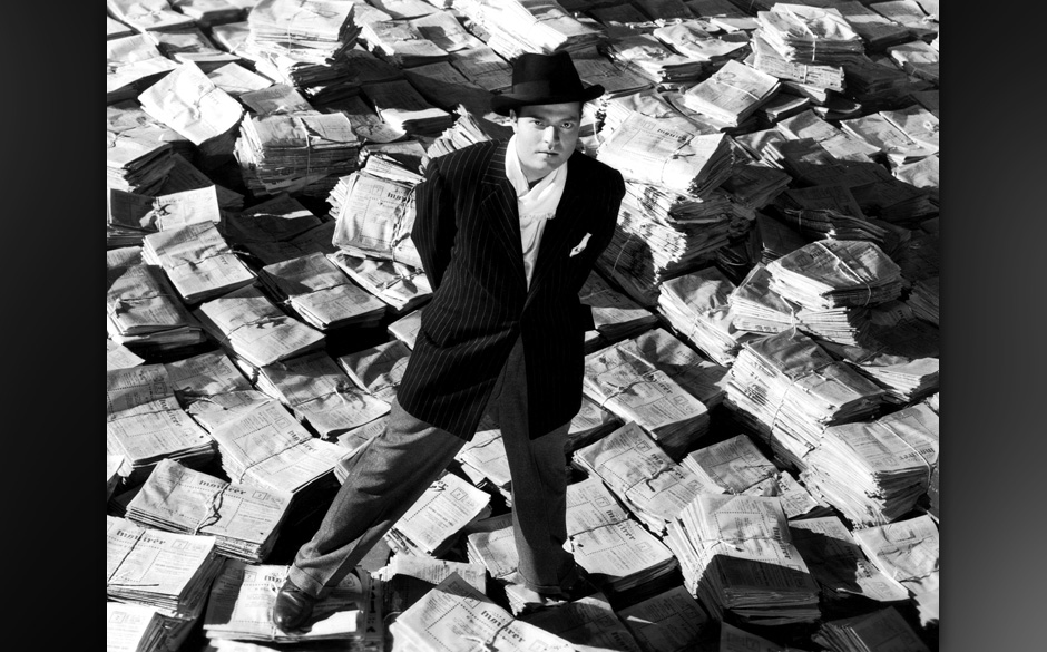 "Citizen Kane" von Orson Welles (1941), Wiederaufführung. Viele halten die fiktive Bio eines Moguls für den besten Film ...