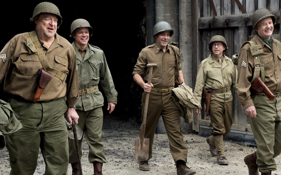 Im Wettbewerb: "The Monuments Men" von George Clooney, mit Starbesetzung.