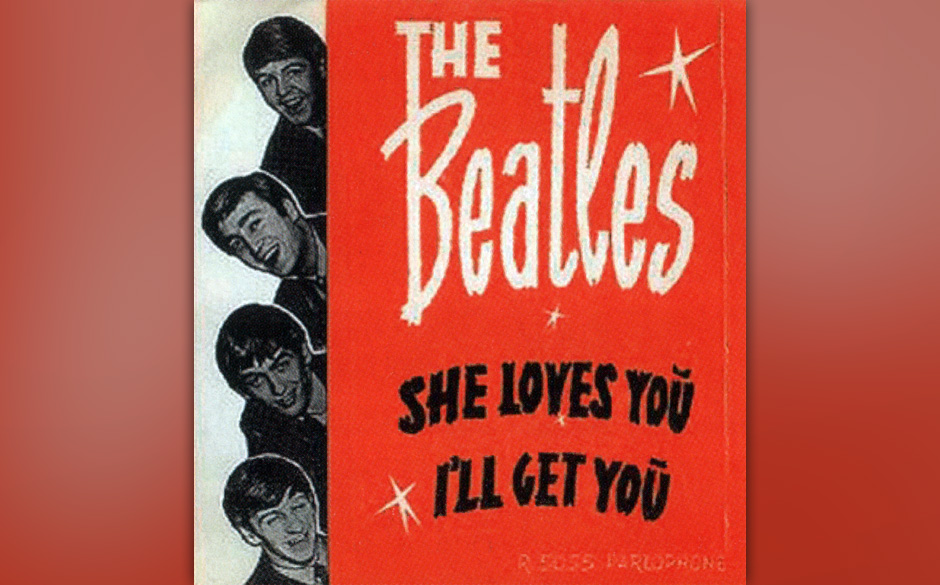 14. „She Loves You“
Autor: Lennon/McCartney, Aufgenommen: 1. Juli 1963, Veröffentlicht: 12. August 1963, 5 Wochen, Nr...