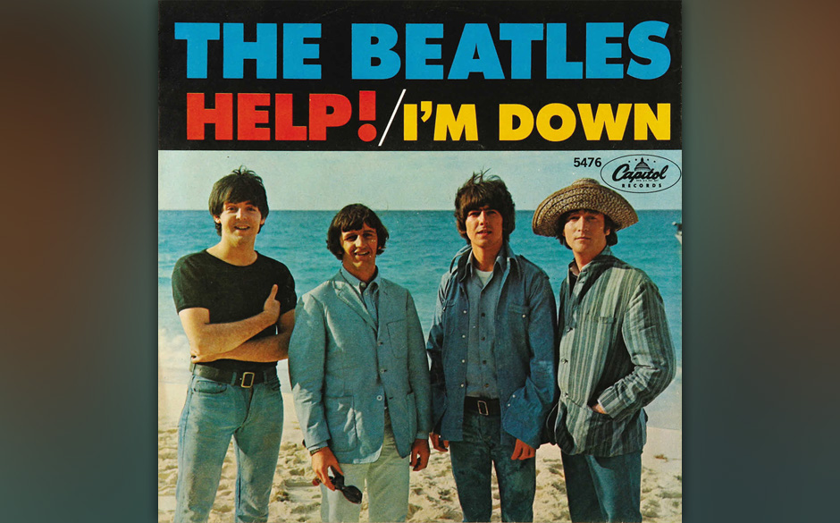 15. „Help!“
Autor: Lennon, Aufgenommen: 13. April 1965, Veröffentlicht: 5. Juli 1965, 10 Wochen, Nr. 2
„Help“ sol...