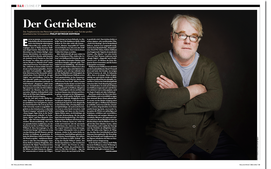 Philip Seymour Hoffman: Der Getriebene.