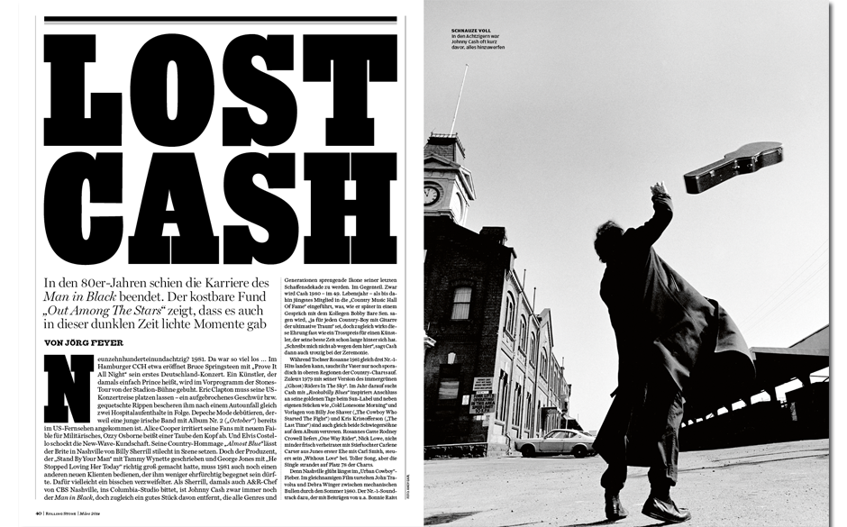 JOHNNY CASH: Das verschollene Meisterwerk.
Jörg Feyer über die schwierige Entstehung einer erst jetzt veröffentlichten ...