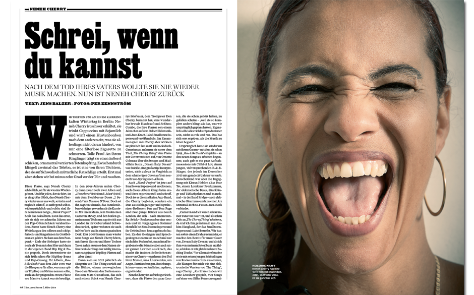 Neneh Cherry: Die zweite Chance.
Aus Jazz und Elektro-Pop wiedergeboren: Jens Balzer spricht mit der tollen Sängerin übe...