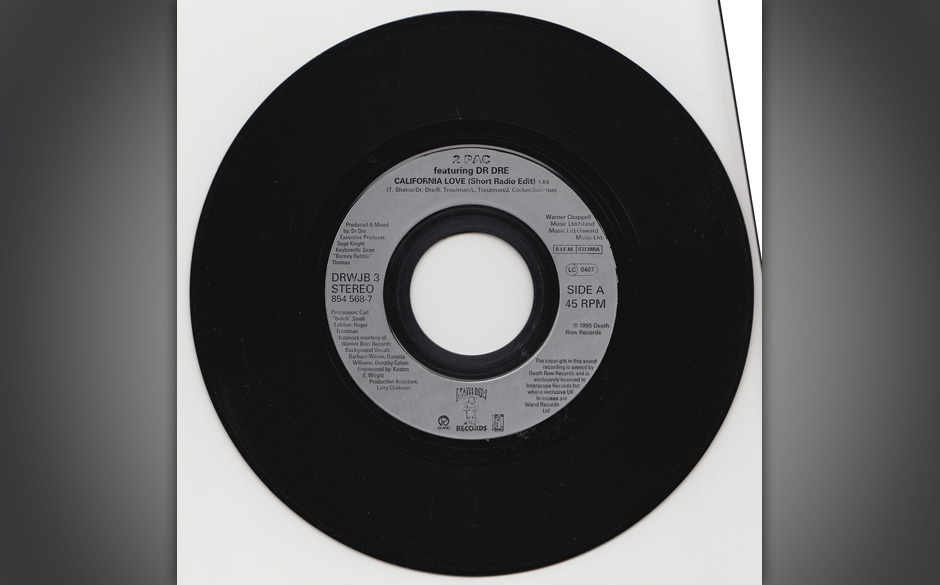 41. 2Pac und Dr. Dre - 'California Love' (1995)
Tupac Shakurs größter Hit war eine Feier, die seine Entlassung aus dem G...