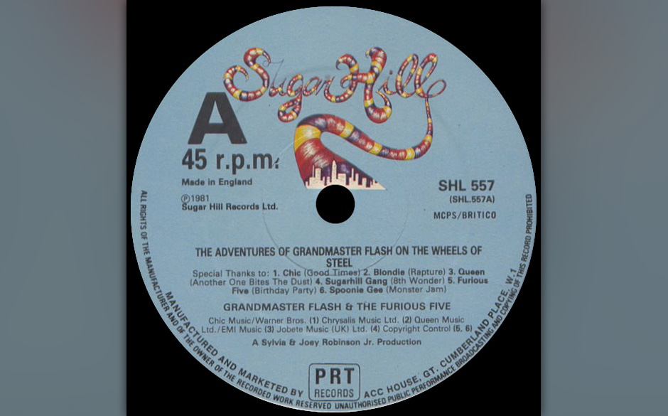 49. Grandmaster Flash and the Furious Five - 'Adventures of Grandmaster Flash on the Wheels of Steel' (1981)
Mit der Verwe...