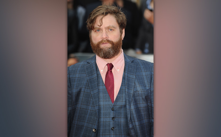 LONDON, ENGLAND - MAY 22: Zach Galifianakis attends The Hangover III - UK film premiere at The Empire Cinema on May 22, 20...