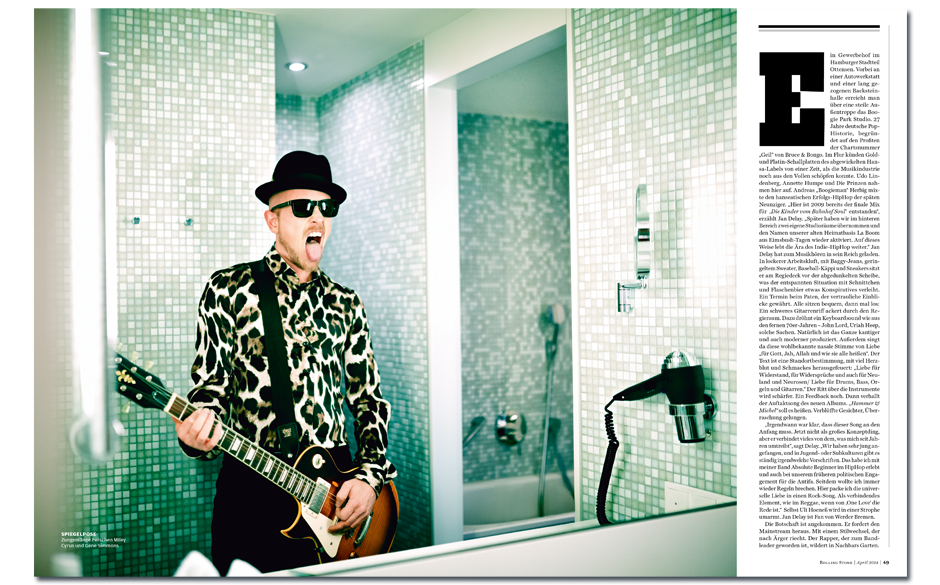 Ralf Niemczyk staunt über den Wandel des smarten Rappers zum kontroversen Rock-Model  