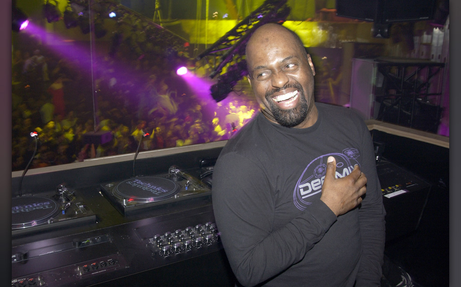 Frankie Knuckles in the DJ booth at crobar during the opening night party (Photo by J. Countess/WireImage)