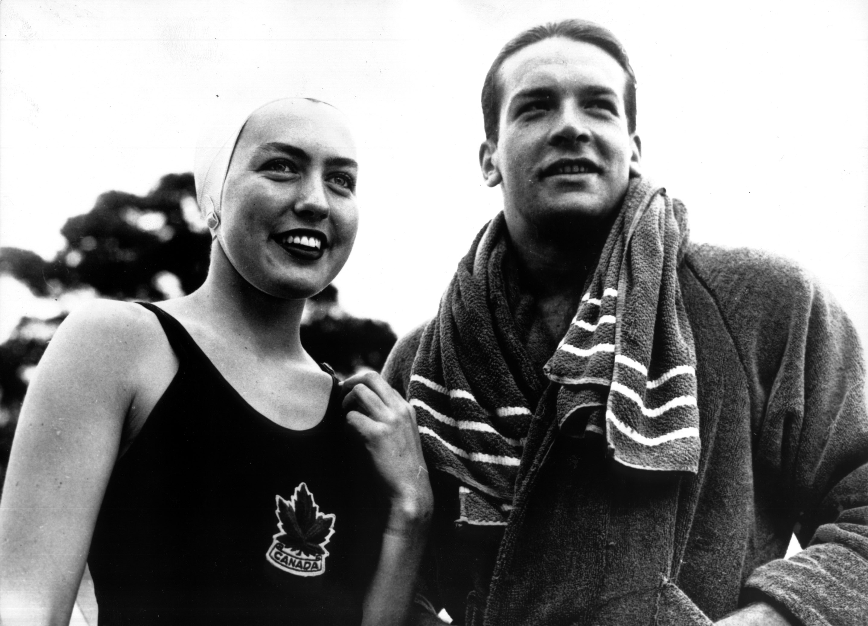 Während der Olympischen Sommerspiele in Helsinki, 1952.